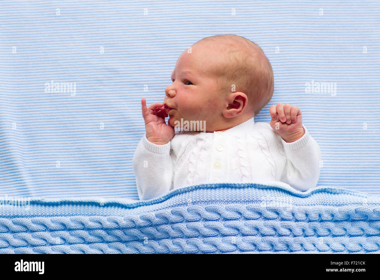 Newborn baby sleeping cot hi-res stock photography and images - Alamy