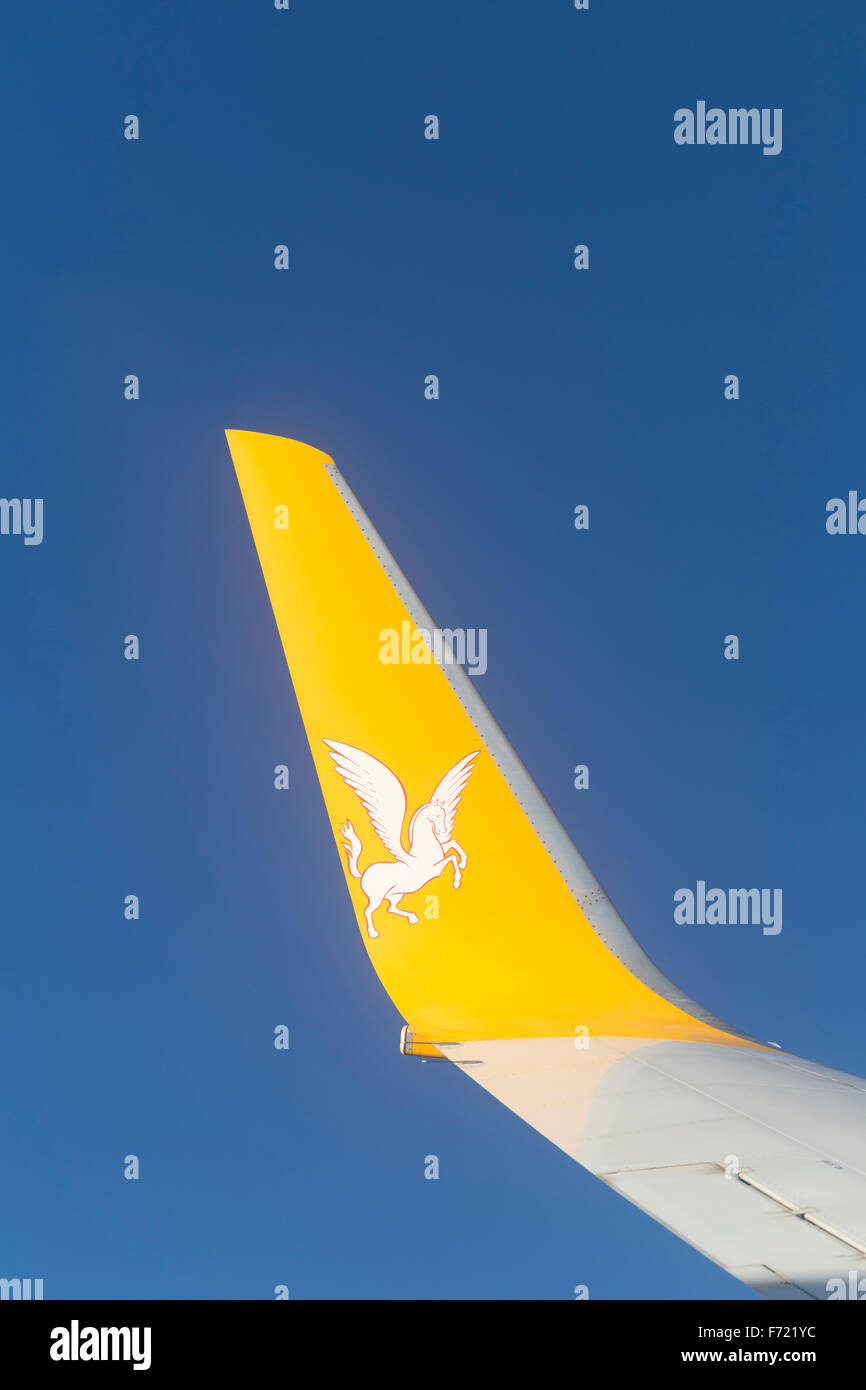 Pegasus airline logo Stock Photo