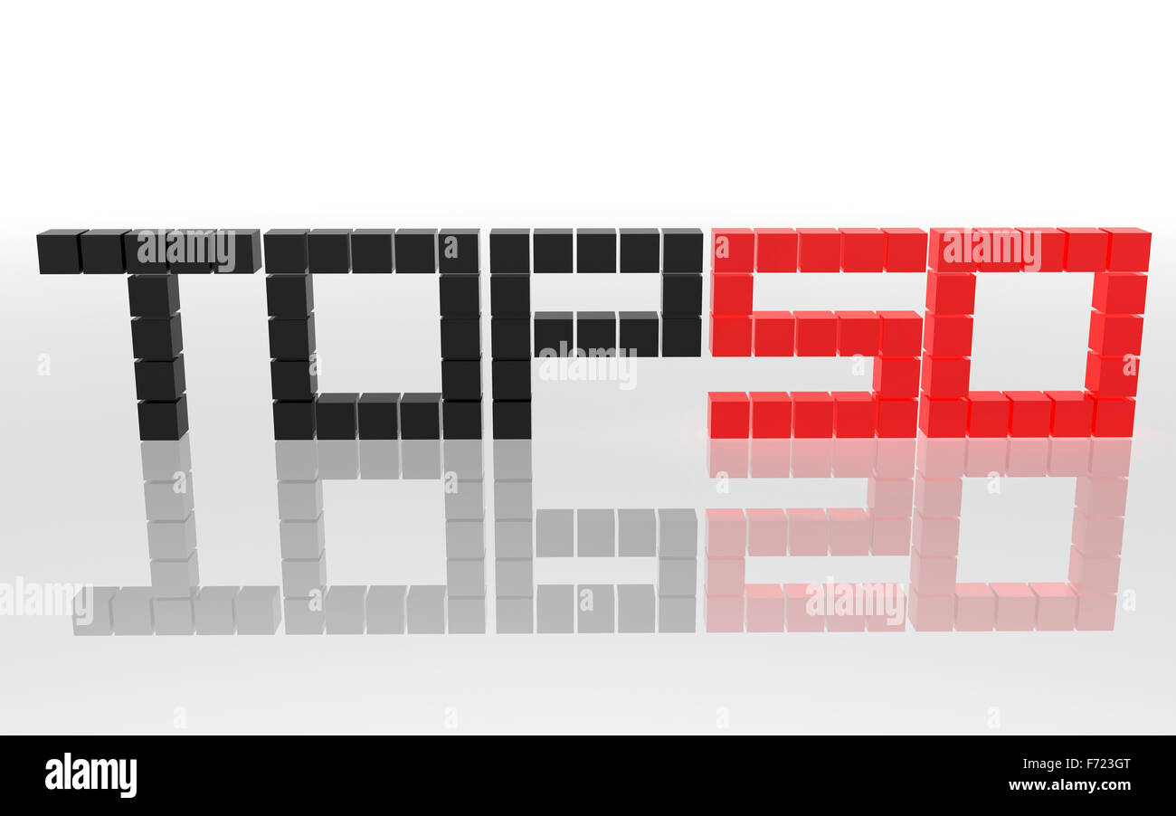 Image with text TOP 50 Stock Photo - Alamy