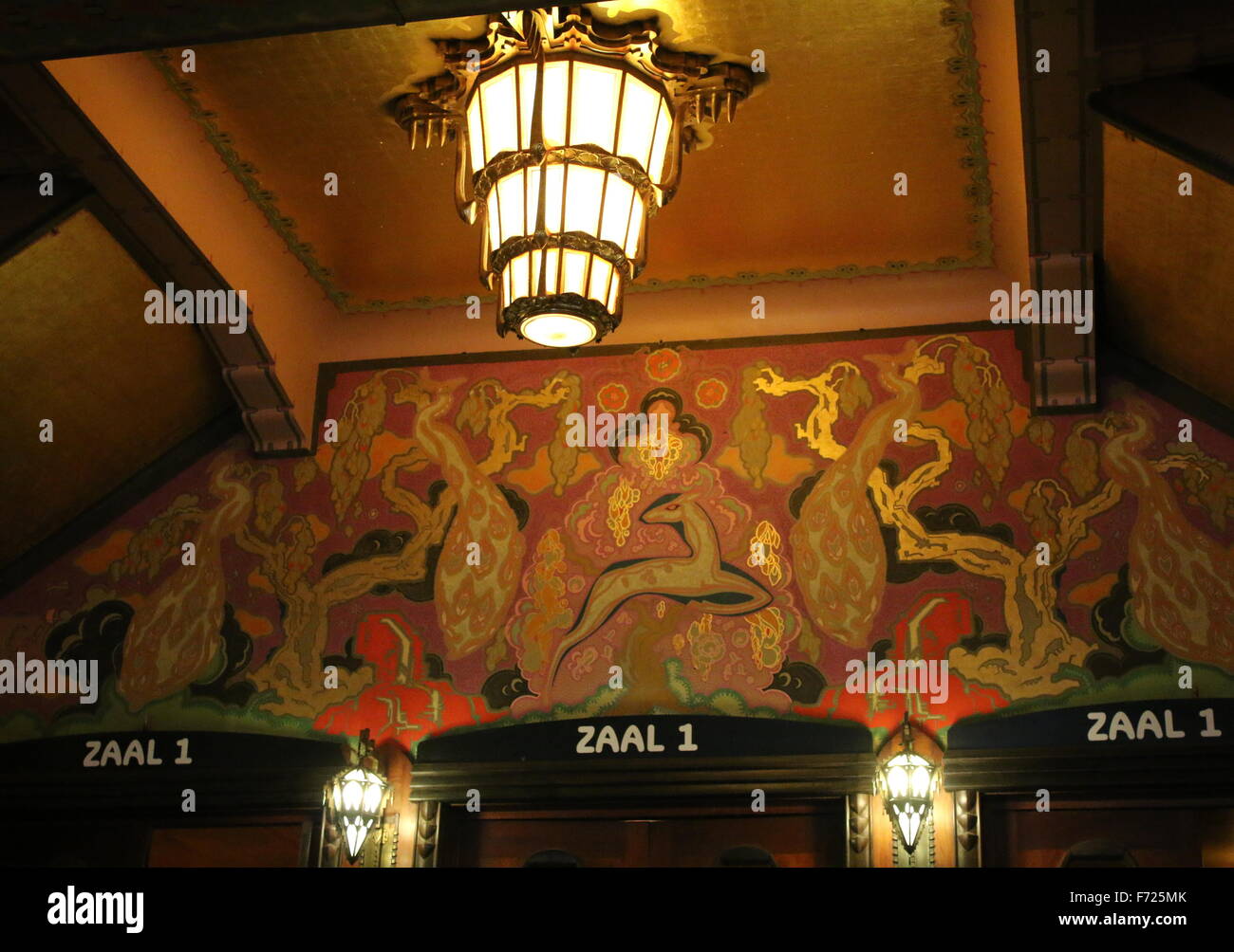 Interior Pathé Tuschinski, an Art Nouveau film theater in Amsterdam