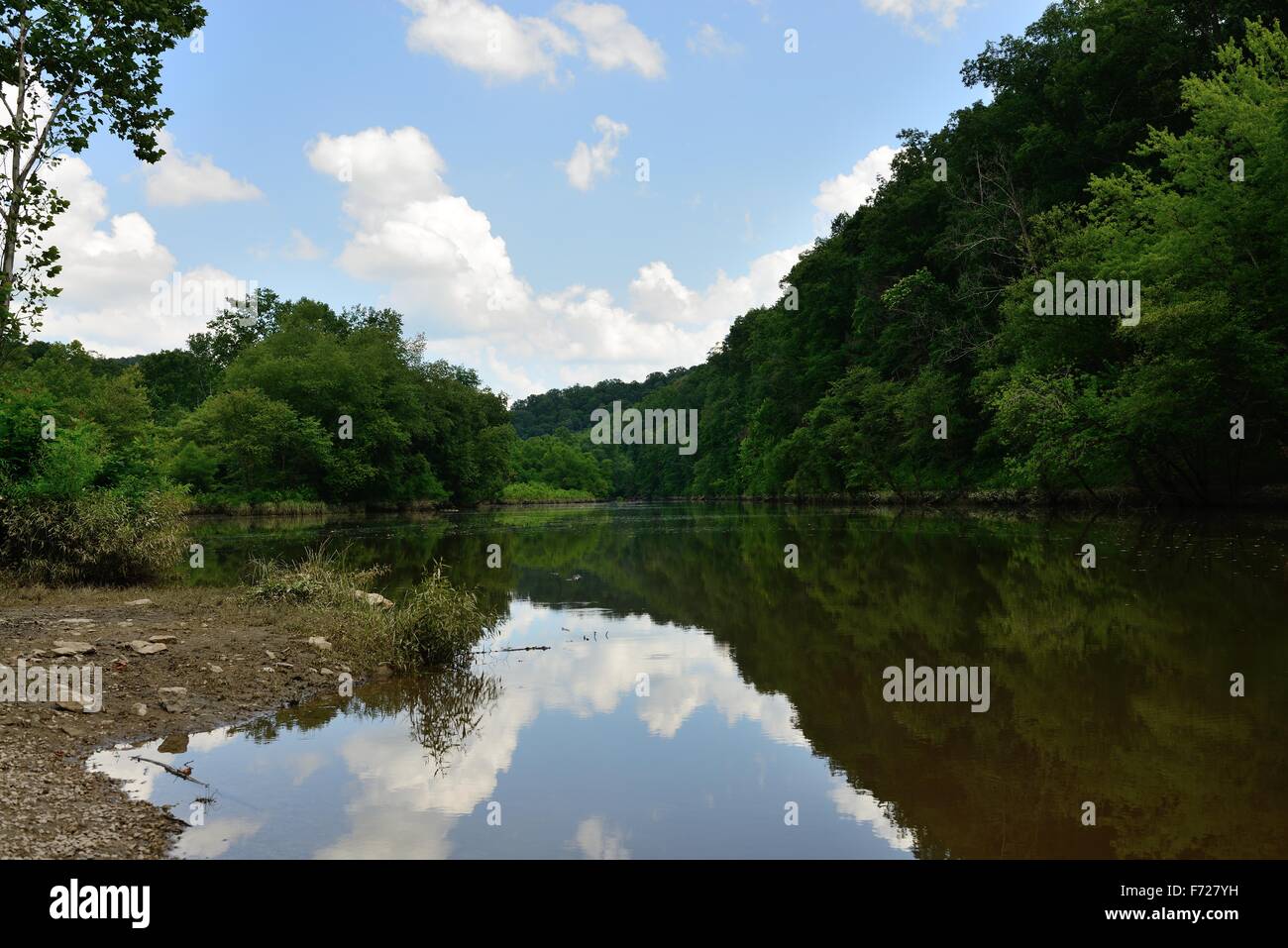 This beautiful image was captured in Paragon Cave Run Lake in eastern