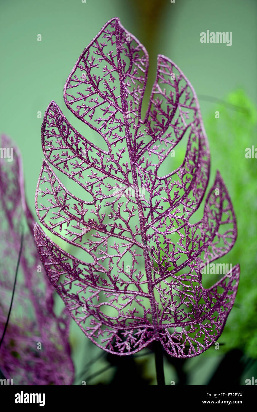 Artificial leaf, synthetic leaf, Rajasthan, India, Asia Stock Photo