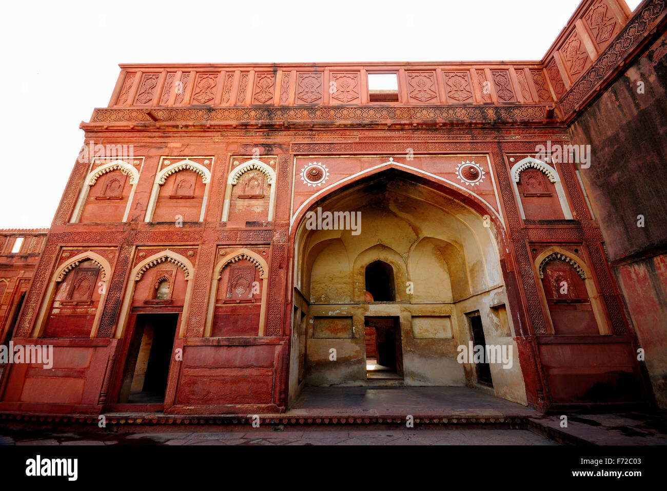 Agra fort inside, uttar pradesh, india, asia Stock Photo
