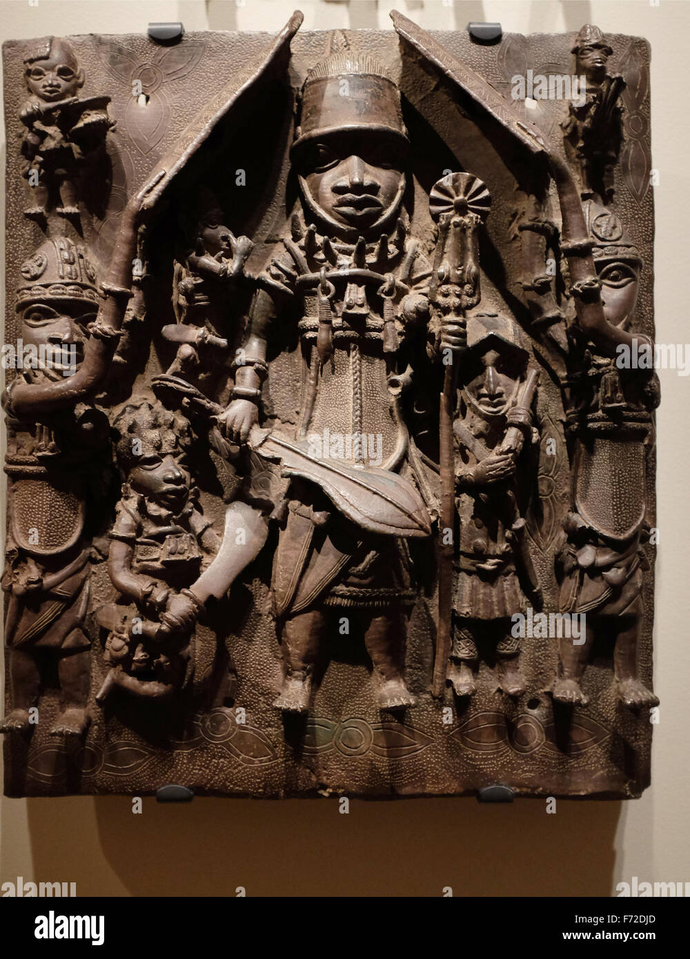 Plaque Oba and attendants, The Seattle Art Museum, Seattle, Washington