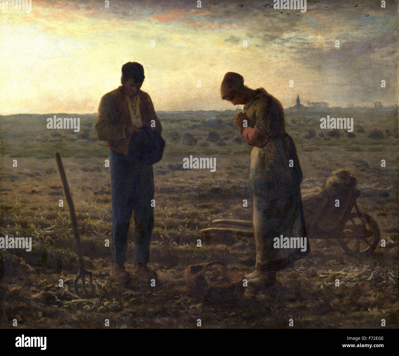 The angelus painting hires stock photography and images Alamy