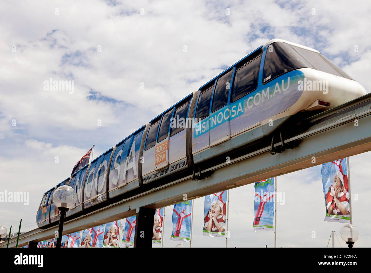 Sydney Monorail, mass transportation system, Monorail, Sydney, NSW, New South Wales, Australia Stock Photo