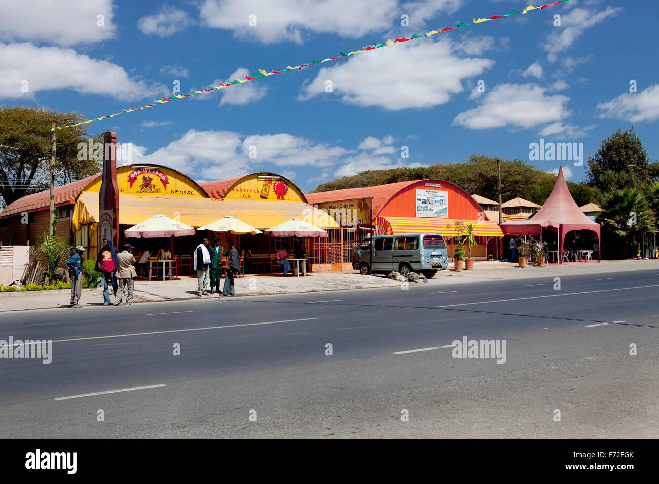Beer bar restaurant, Debre Zeyit, Addis Ababa, Ethiopia, Horn of Africa