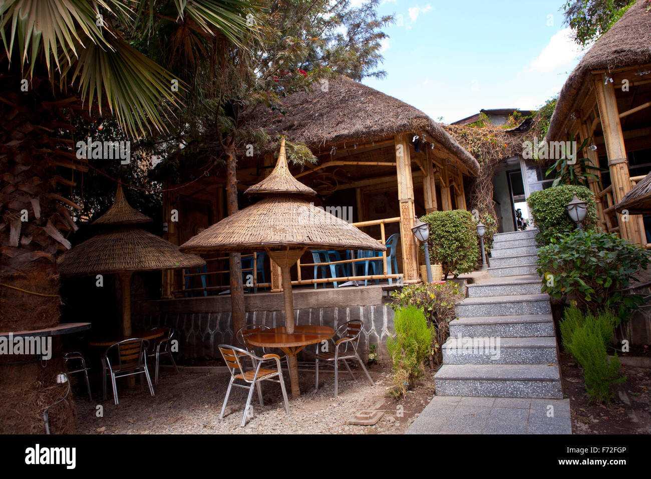 Resort at debre zeit in addis ababa, ethiopia, africa Stock Photo