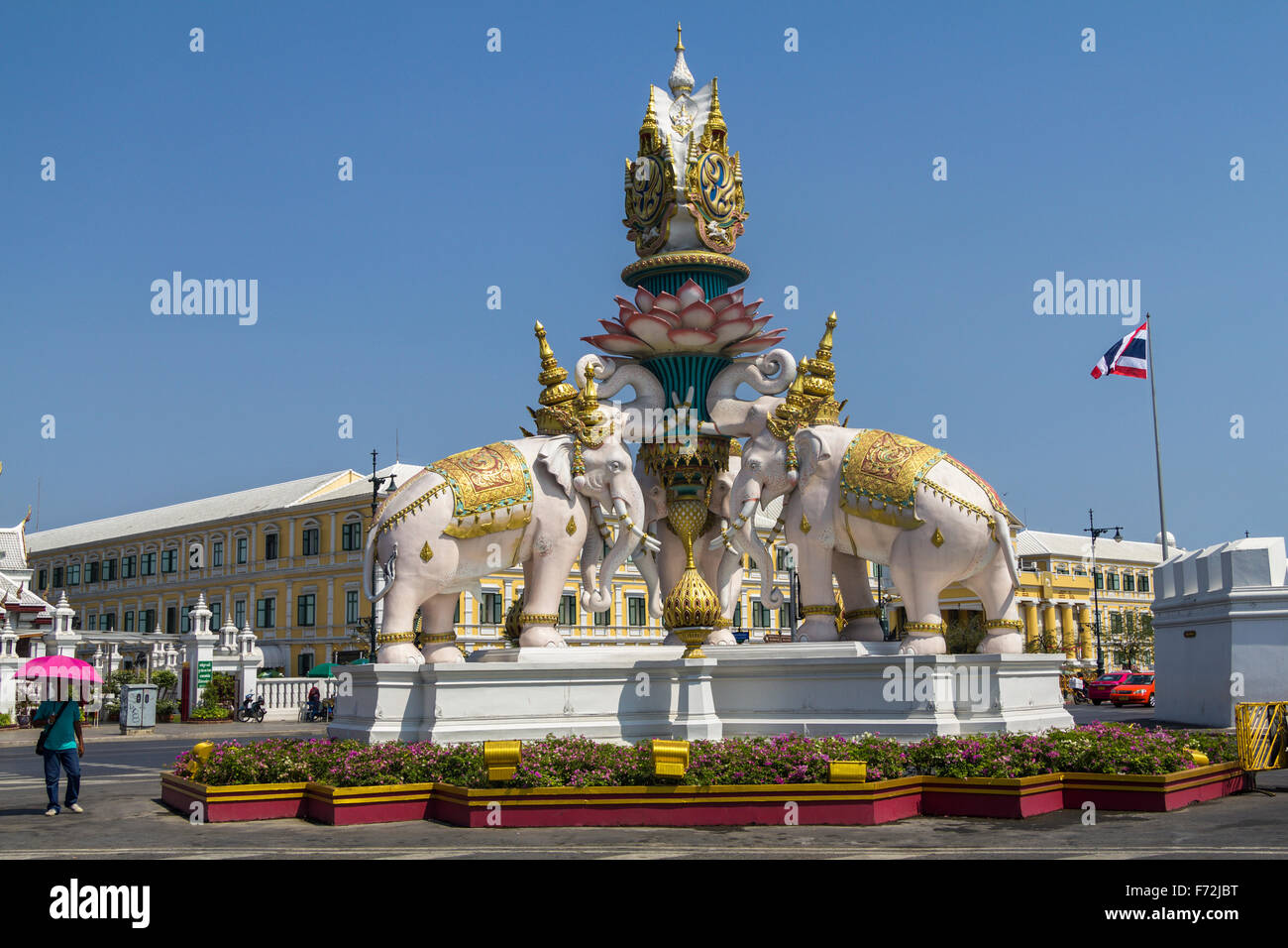 Buddhist elephant statue Stock Photo Alamy
