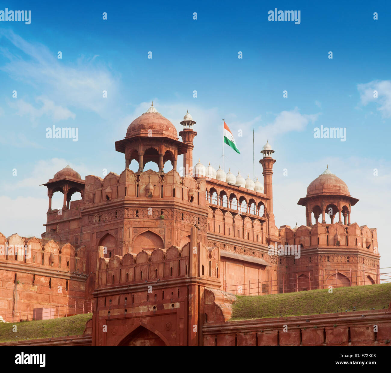 Lal Qila - Red Fort in Delhi, India Stock Photo