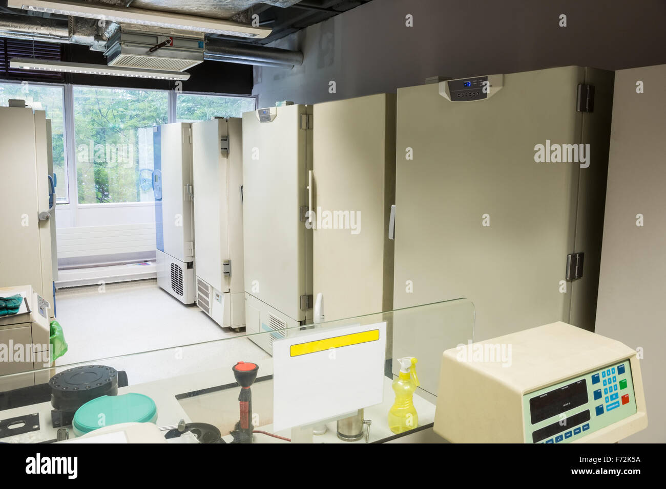 Large fridge units Stock Photo