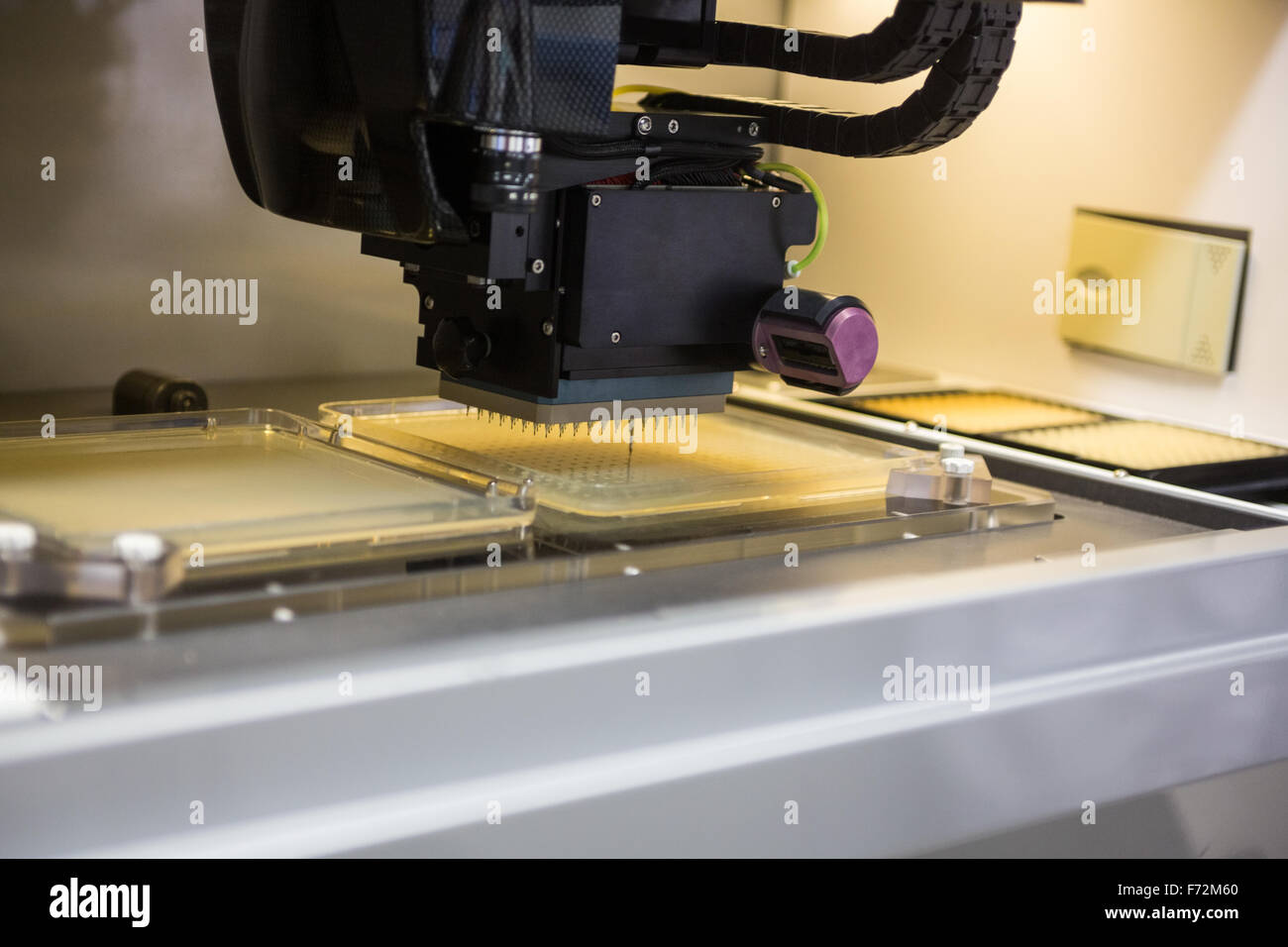 Large equipment scanning sample slide Stock Photo Alamy