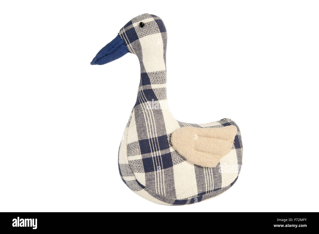 duck toy isolated on white, Pattern Fabric Stock Photo