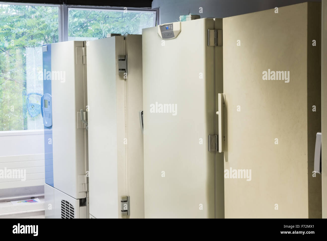 Large fridge units Stock Photo