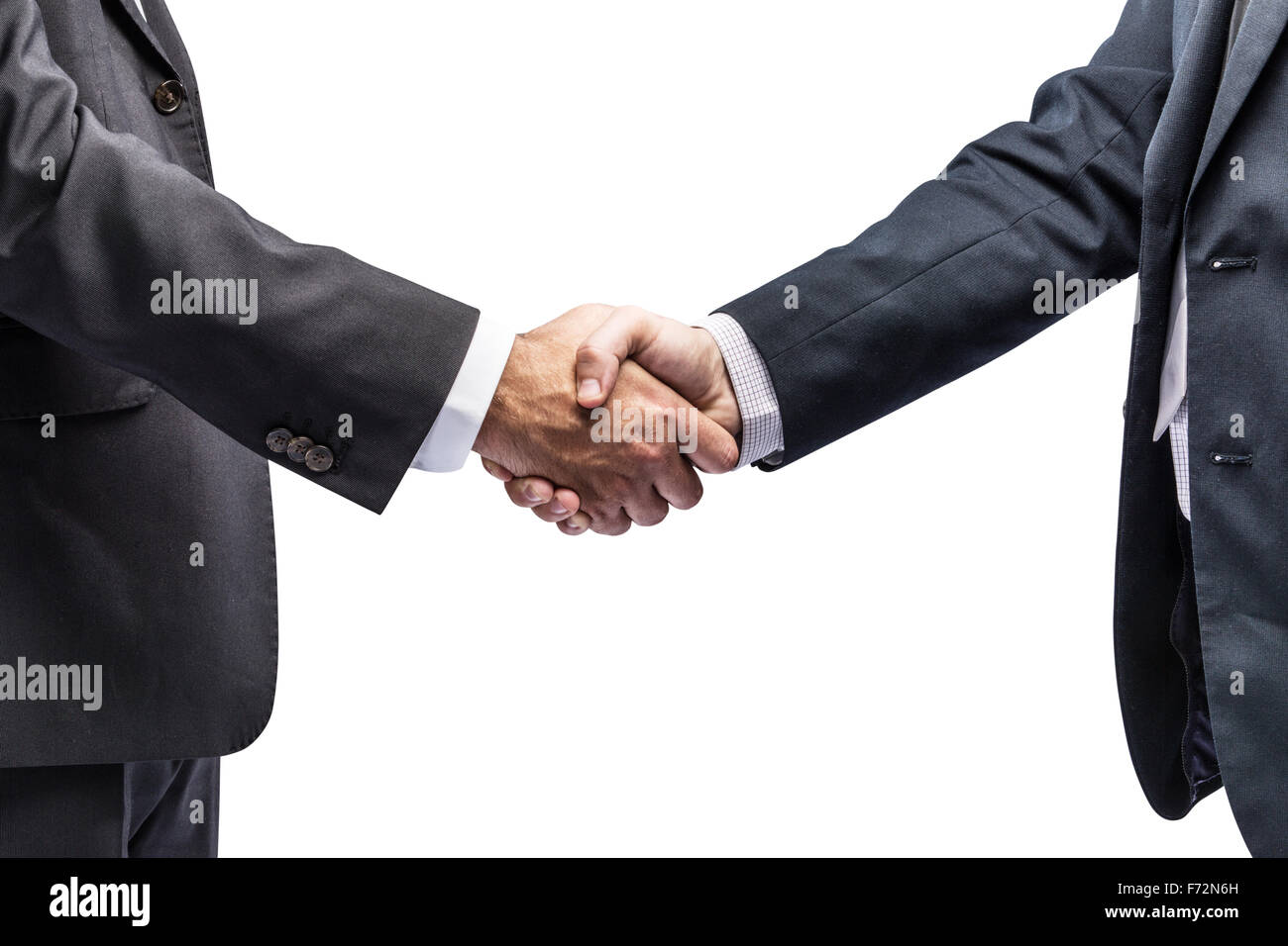 Handshake. Closeup shot of hands. File contains clipping paths. Stock Photo
