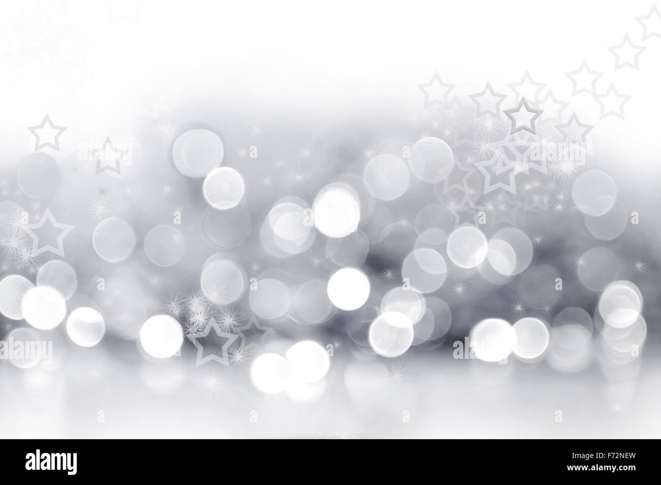 abstract light with stars white and black Stock Photo