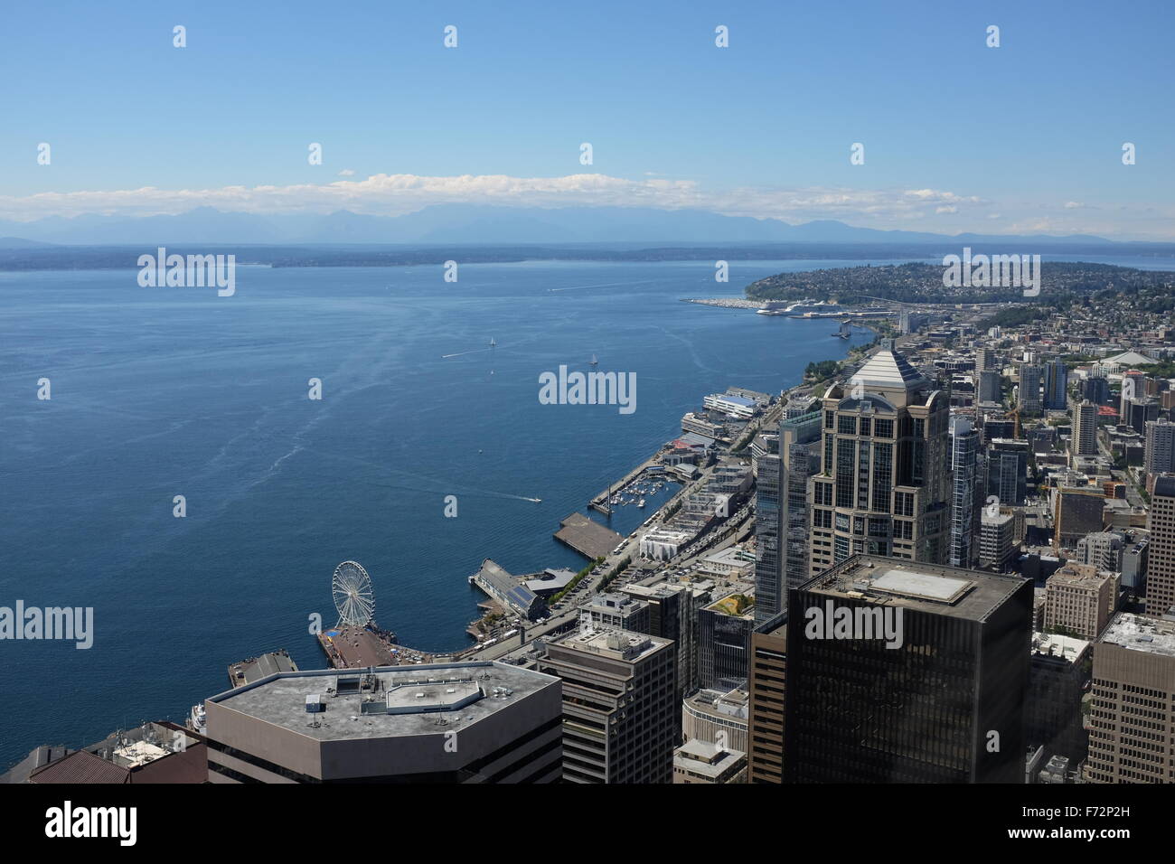 Seattle's Downtown from the Columbia Center, Seattle, Washington state ...