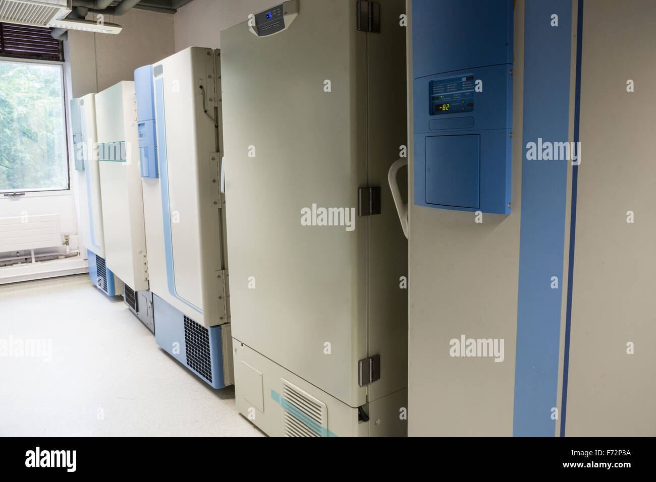 Large fridge units Stock Photo