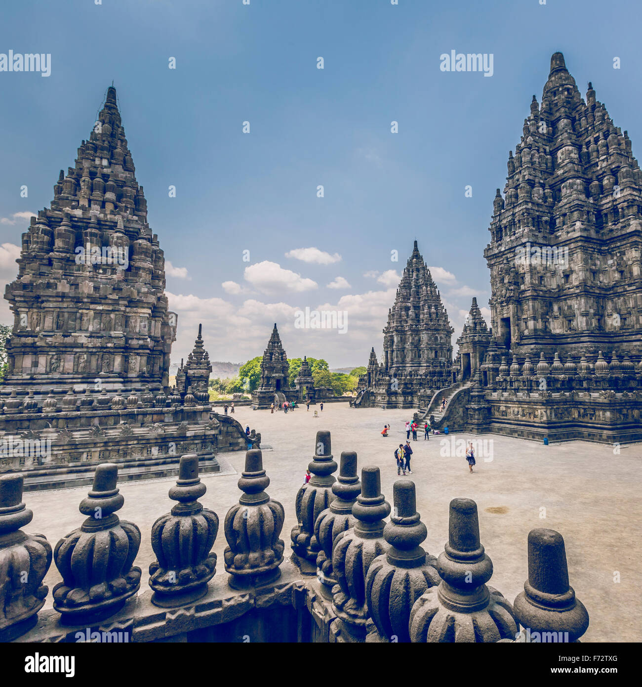 Prambanan temple near Yogyakarta on Java island, Indonesia Stock Photo ...