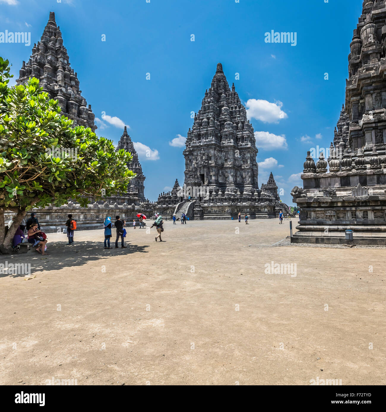 Prambanan temple near Yogyakarta on Java island, Indonesia Stock Photo ...
