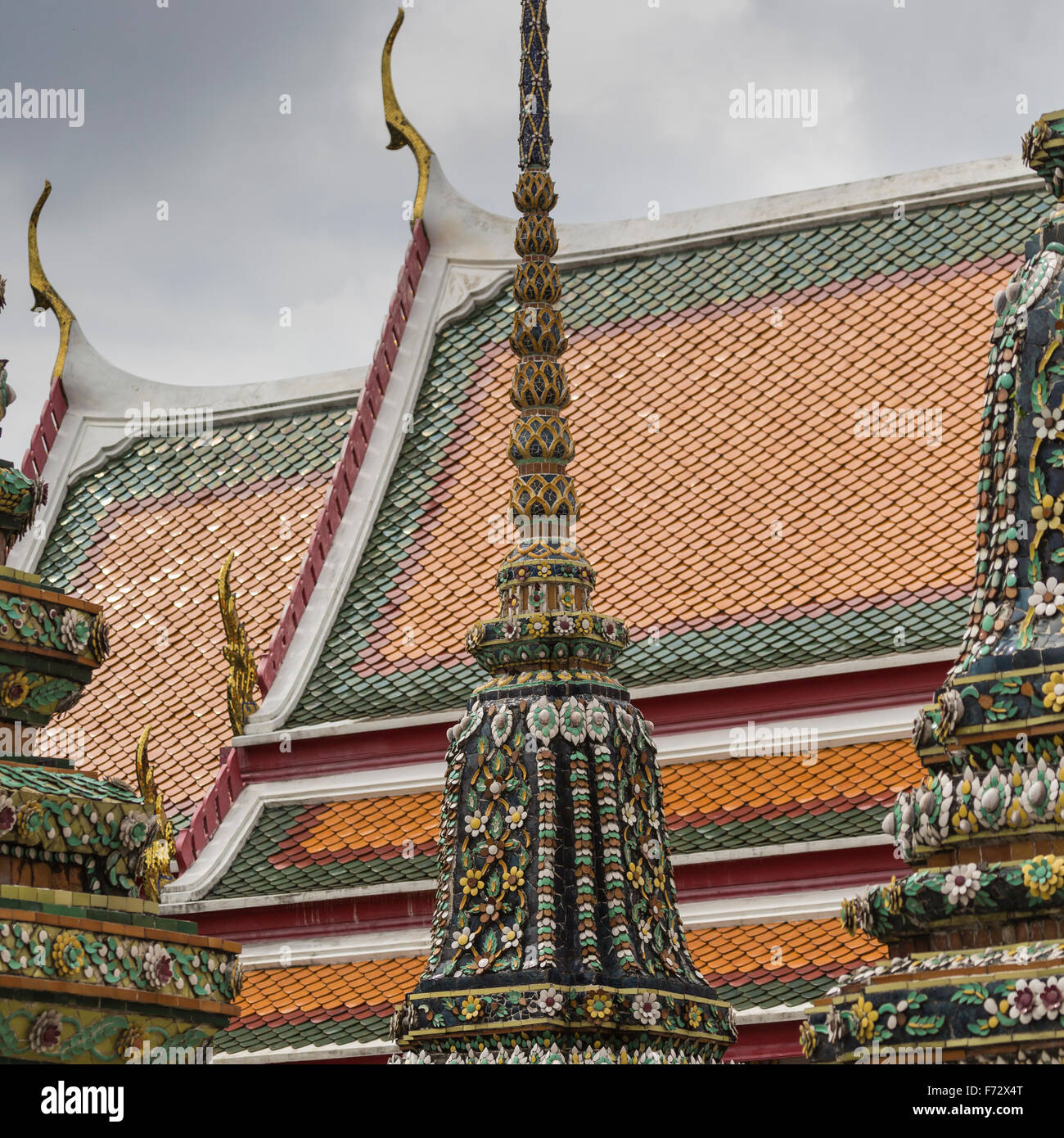 Beautiful Wat Pho temple in Bangkok Thailand Stock Photo - Alamy