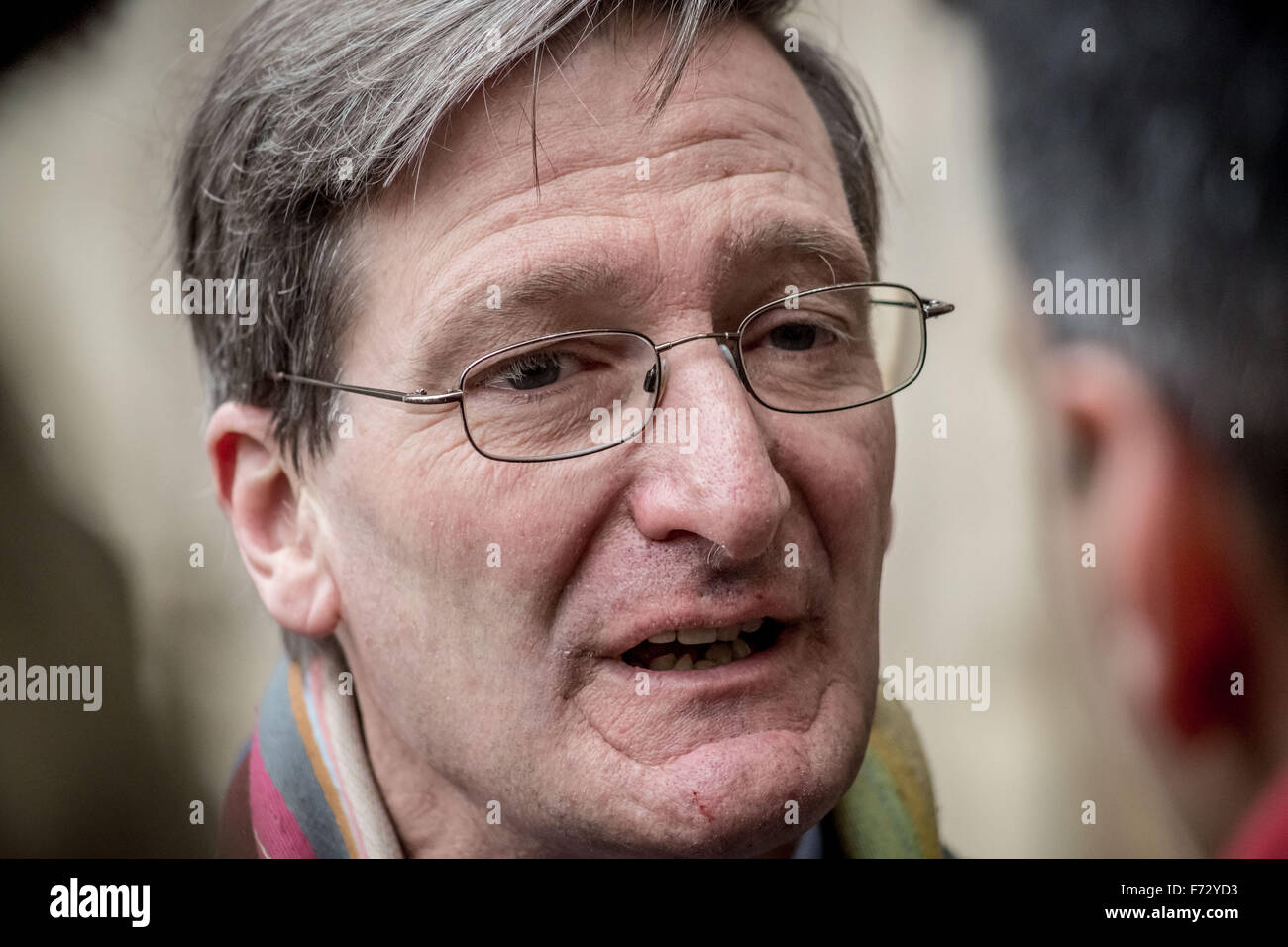 London, UK. 24th November, 2015. Dominic Grieve MP arrives to attend the Tenth General Synod at Westminster Abbey Credit:  Guy Corbishley/Alamy Live News Stock Photo