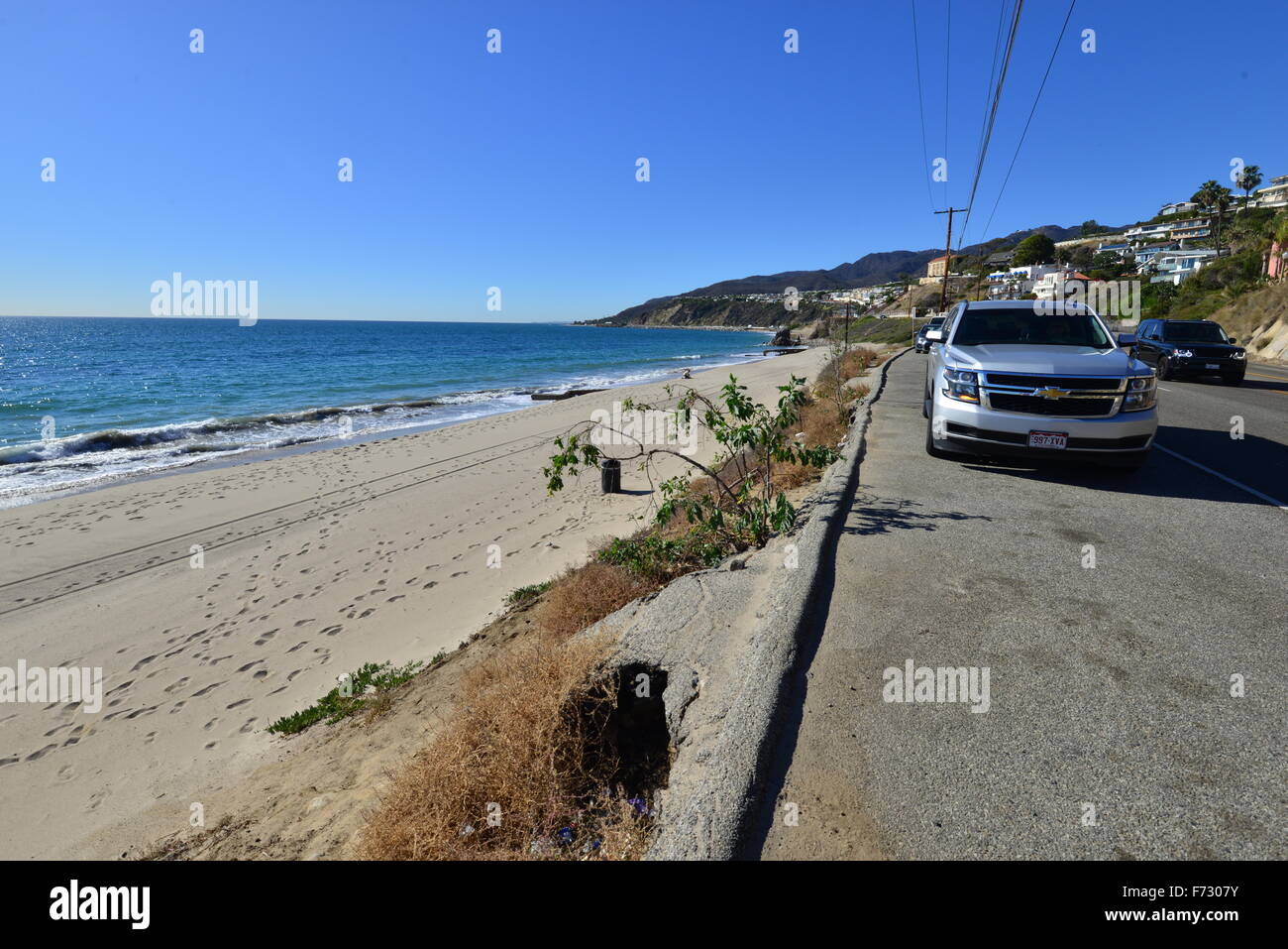 Malibu beach area in Southern California Stock Photo Alamy