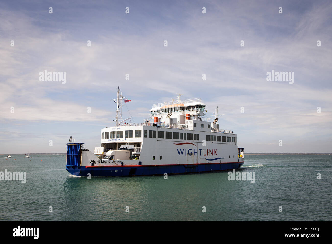 Lymington yarmouth car ferry hi-res stock photography and images - Alamy