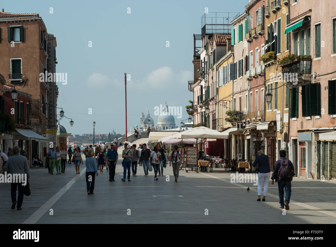 Via Garibaldi, Castello, Venice, Italy. Stock Photo