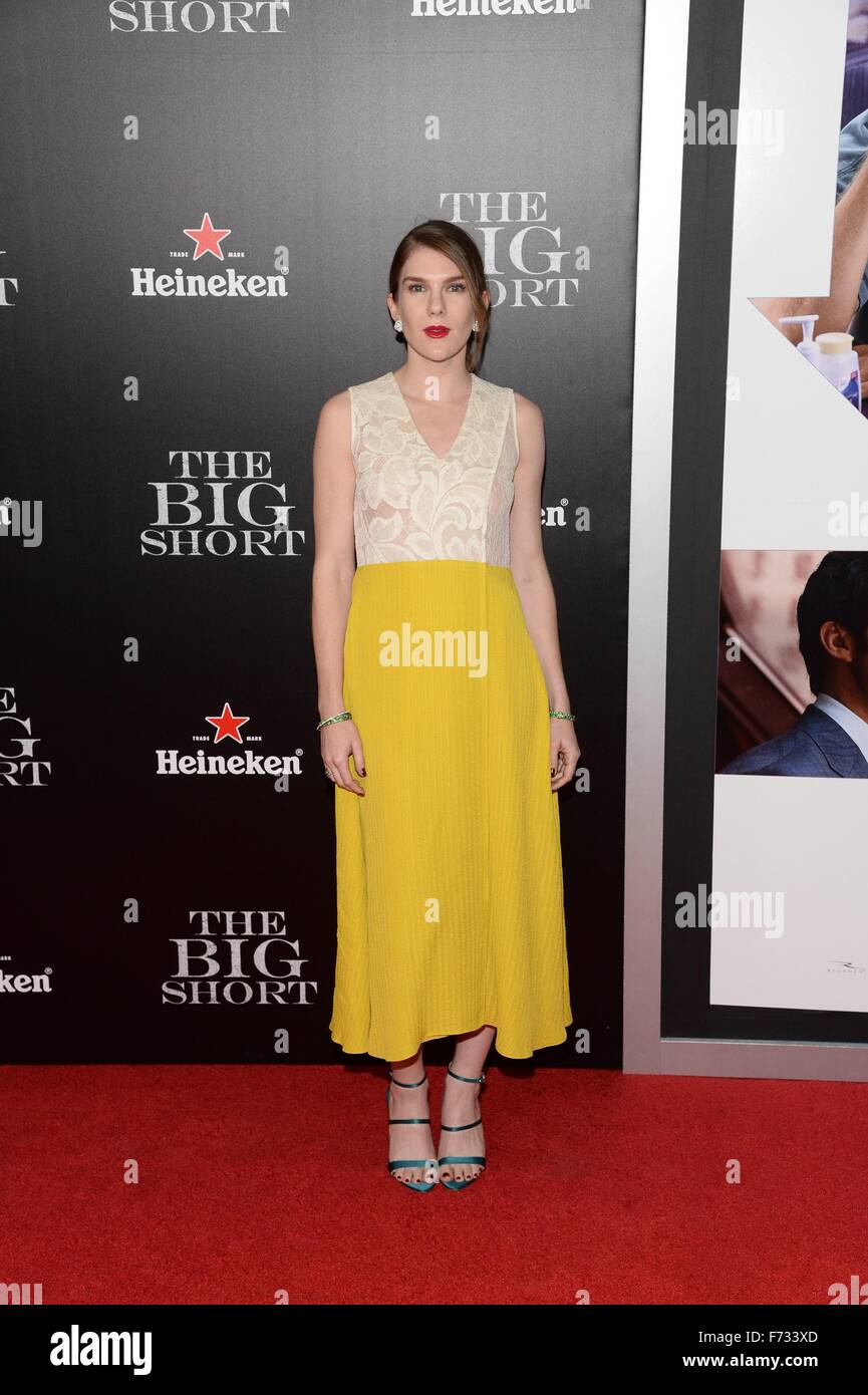 Eli Rabe New York, NY, USA. 23rd Nov, 2015. Lily Rabe at arrivals for THE BIG ...