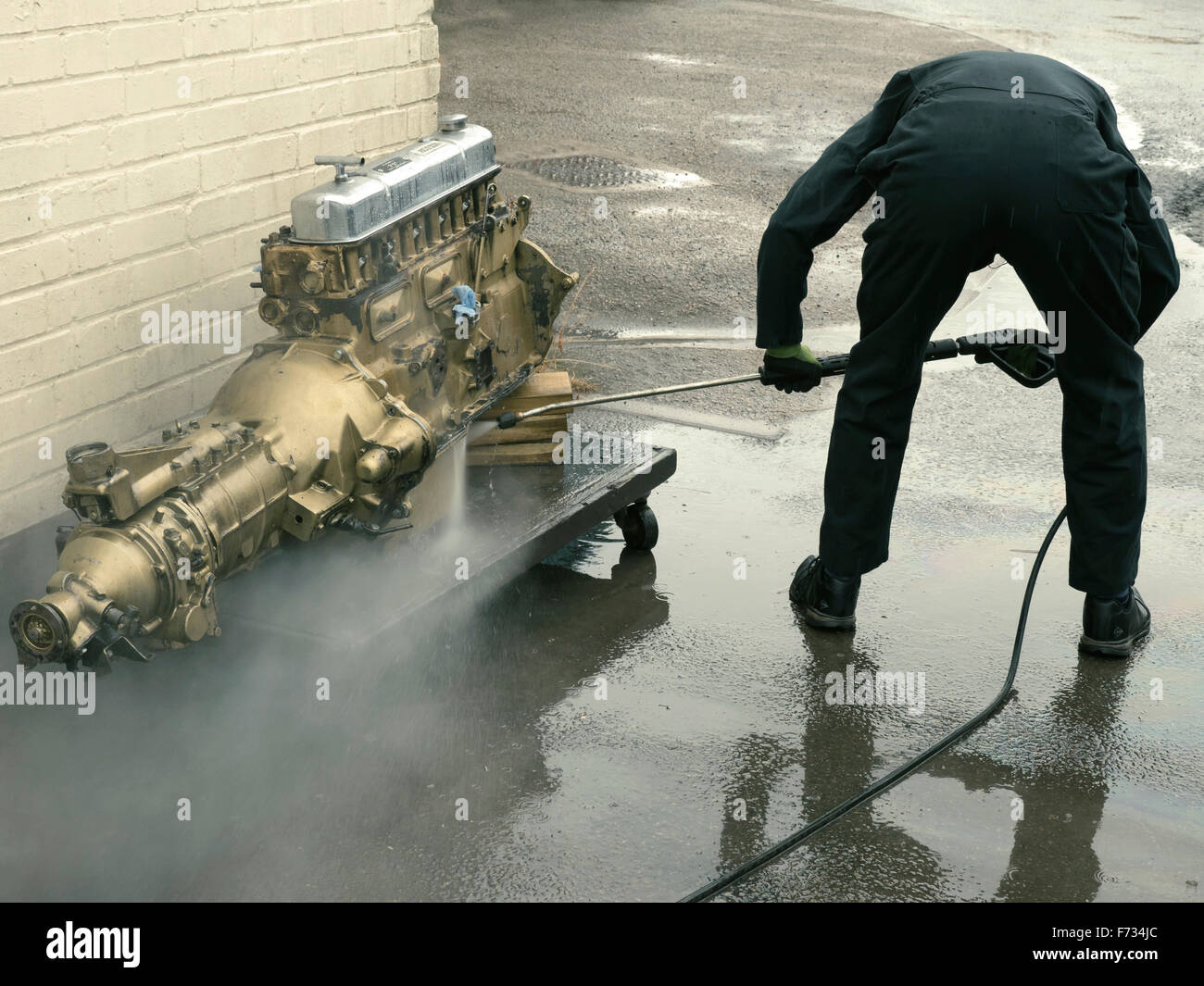 Classic Car Engine High Resolution Stock Photography and Images Alamy