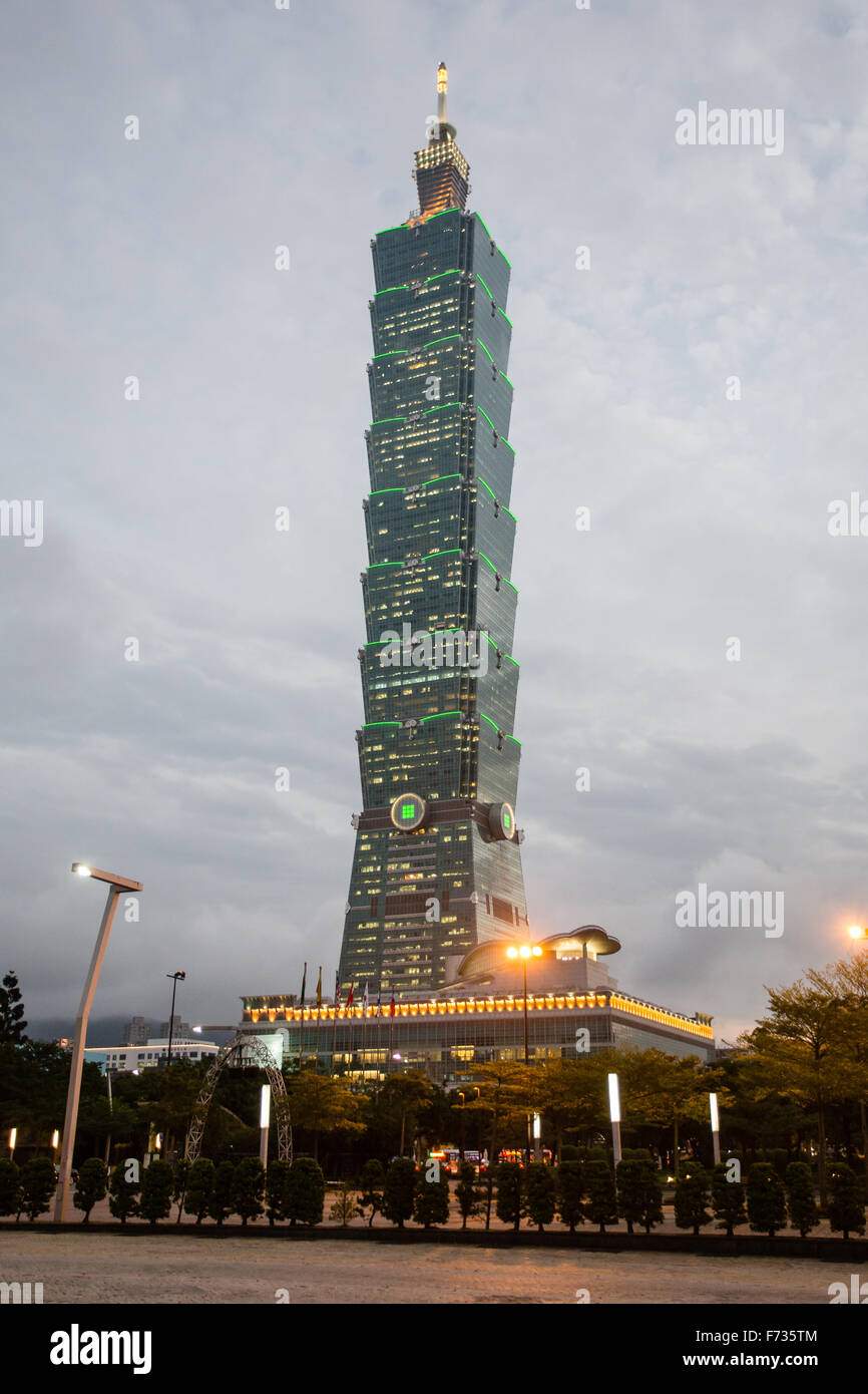 taipei building 101 tower Stock Photo