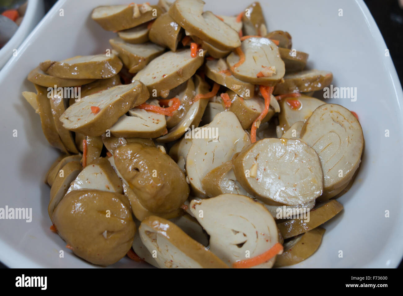 appetizer bean curd taiwan Stock Photo