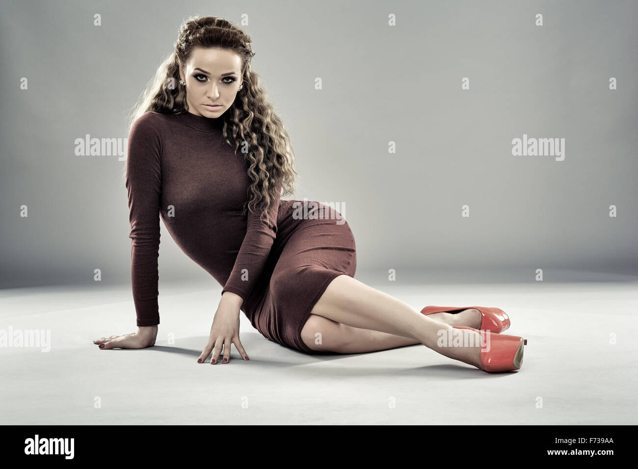 high heels tight dress