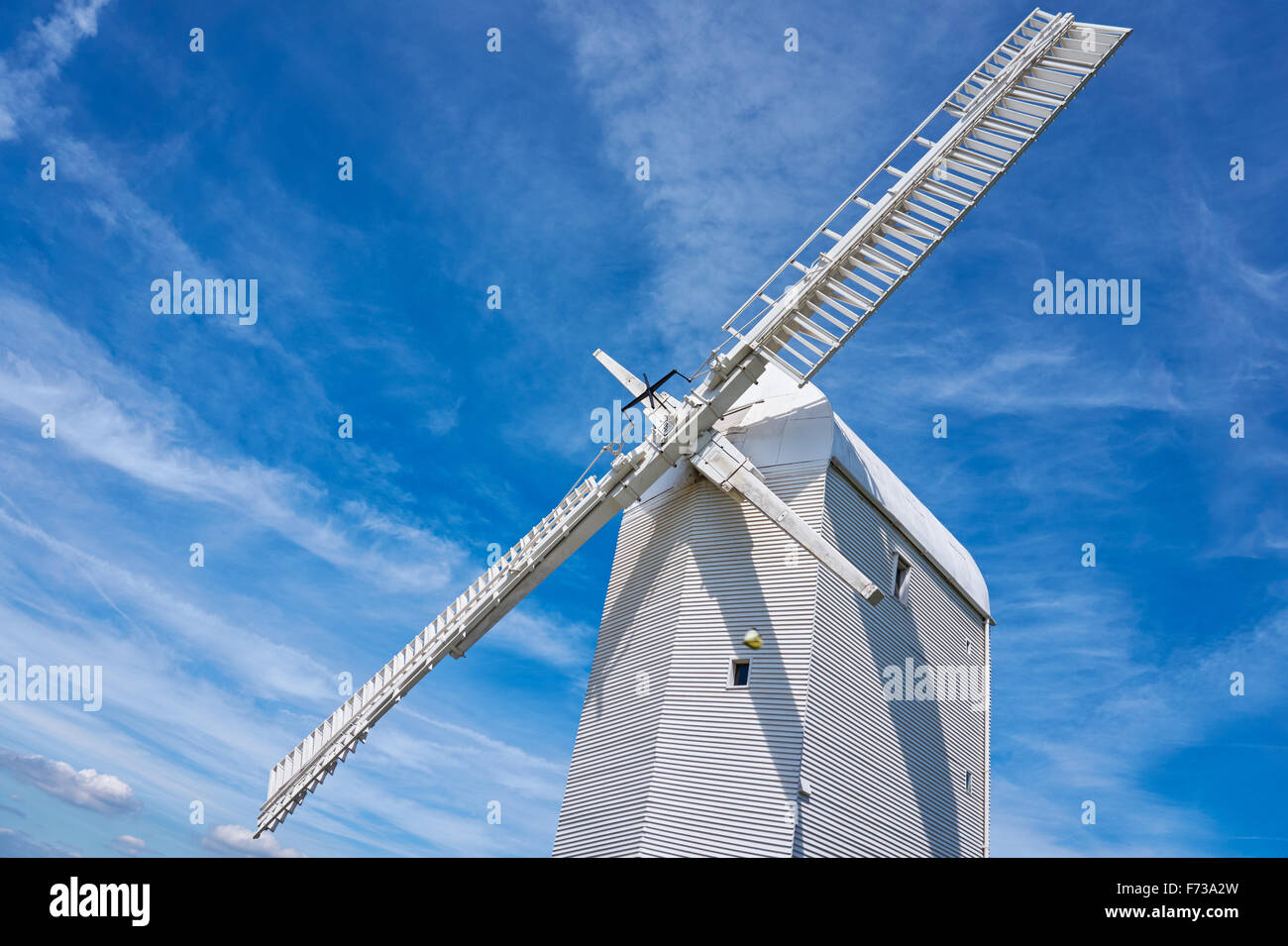 The Jack & Jill Windmill at Clayton, The South Downs National Park West Sussex England United Kingdom UK Stock Photo