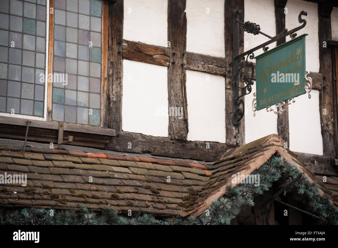 olde english nutcracker christmas shop in stratford upon avon Stock Photo Alamy