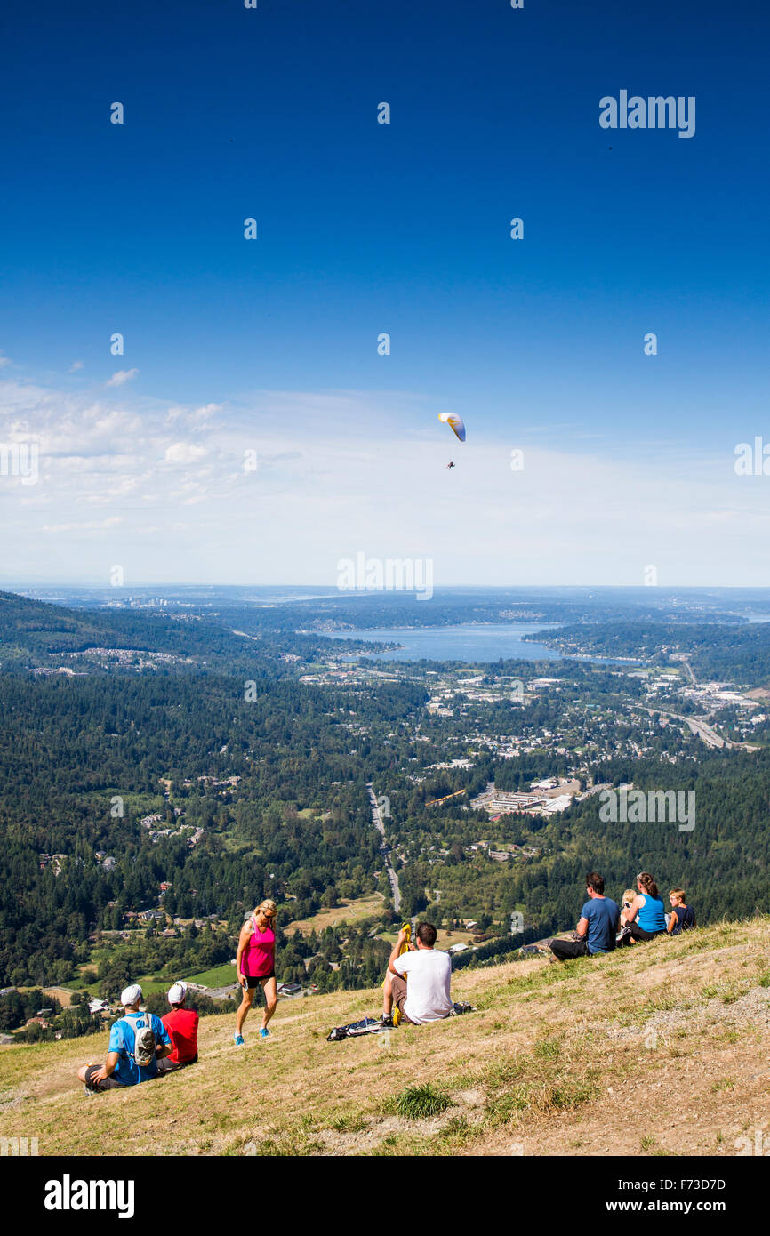 Poo Poo Point is a tourist attraction near Issaquah, WA where hang