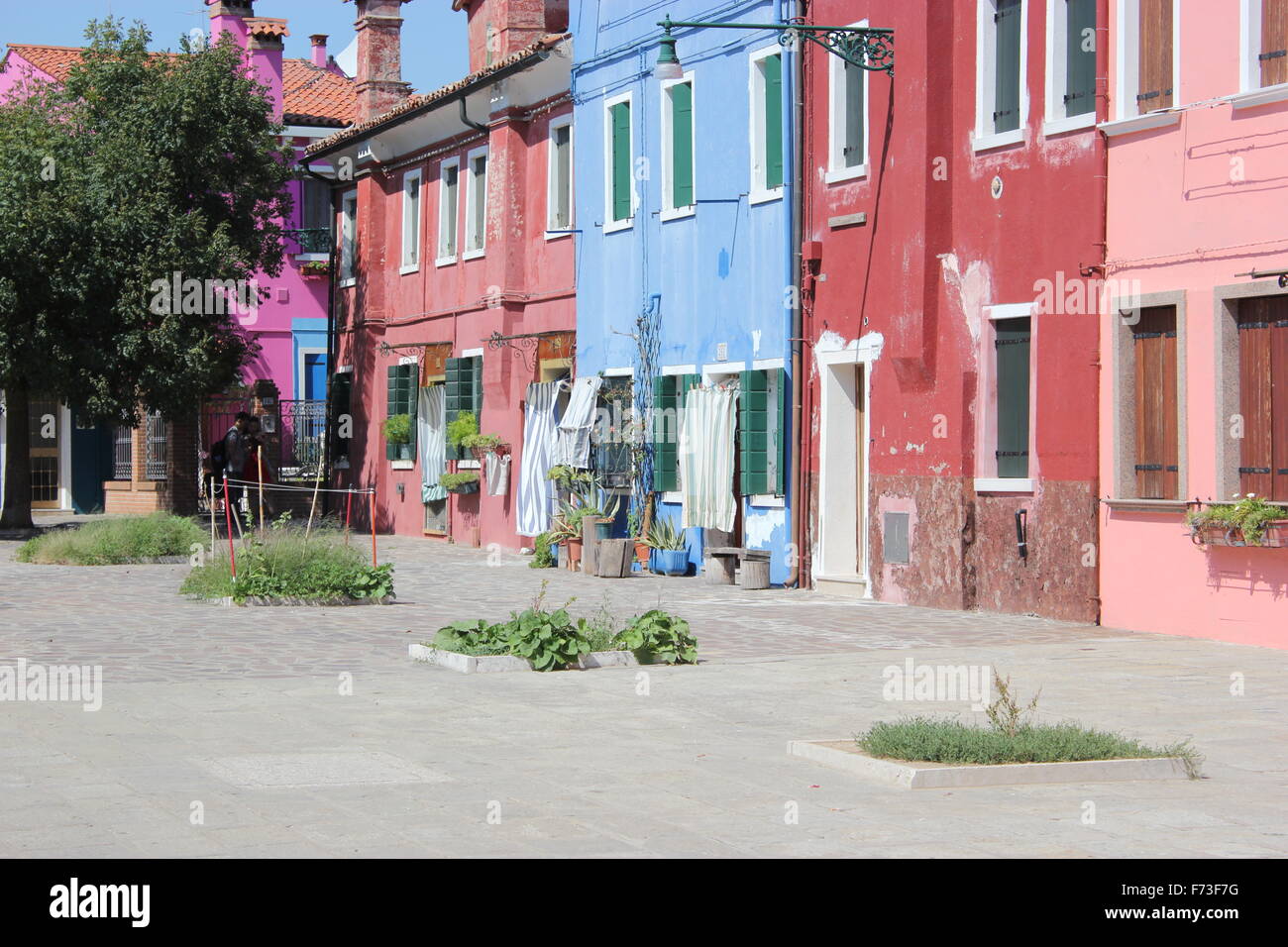 Empty street, Venice Italy Stock Photo