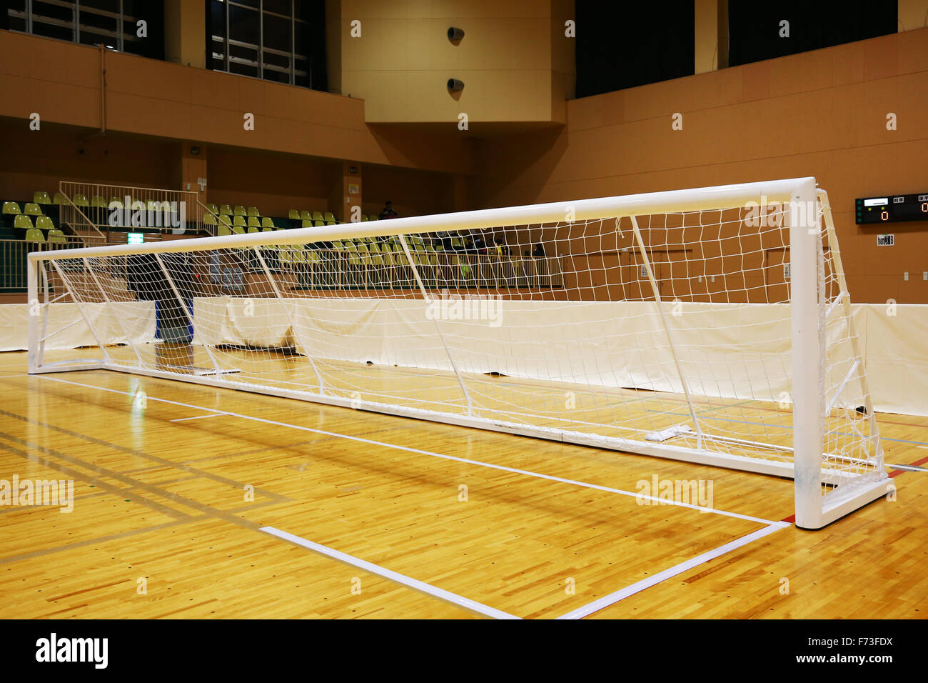 Goal for Goalball NOVEMBER 21, 2015 - Goalball : 2015 Japan Goalball Championships at Ohme City general gymnasium, Tokyo, Japan. © Shingo Ito/AFLO SPORT/Alamy Live News Stock Photo