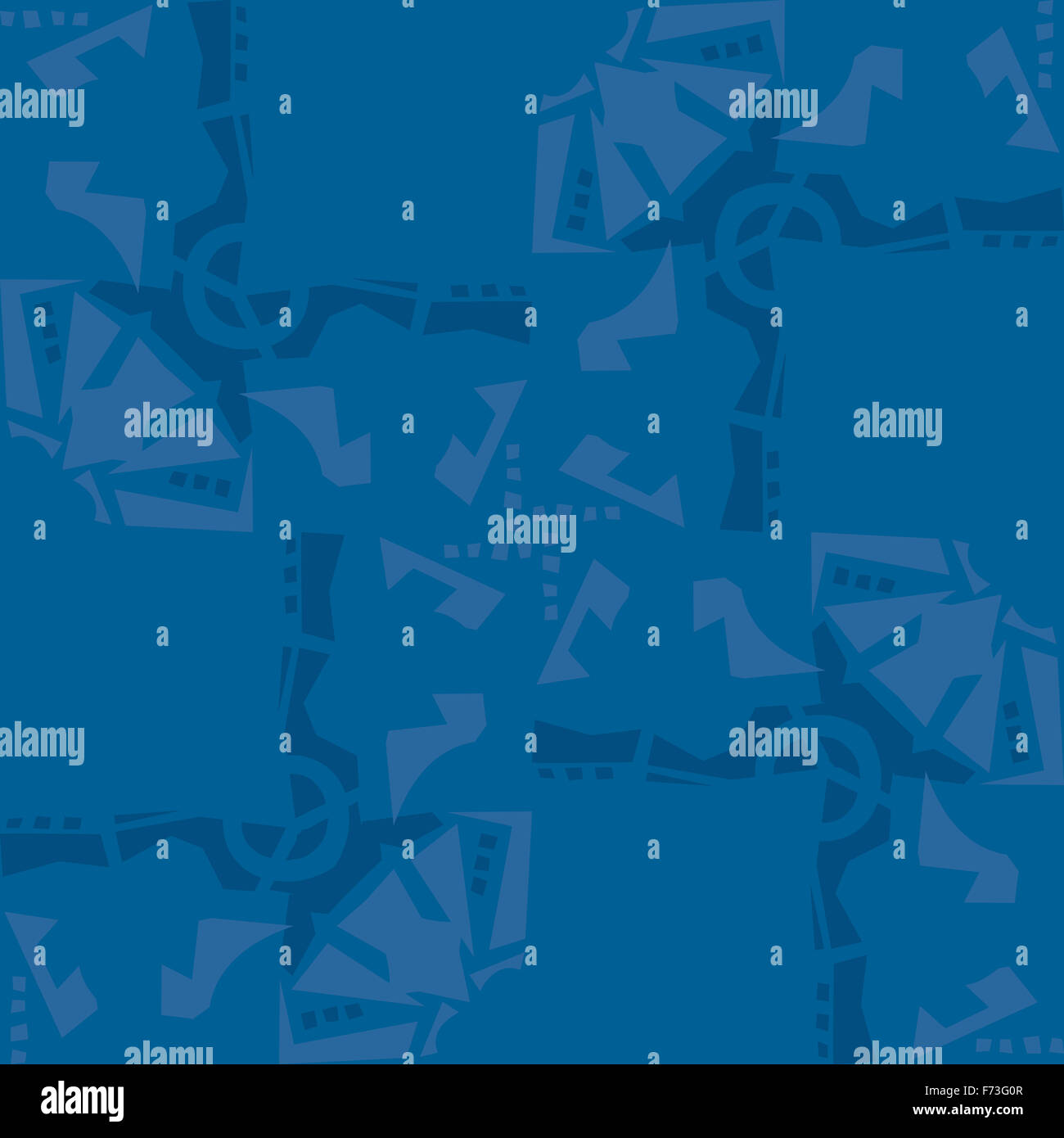 Repeating background pattern of blue rectangular shapes Stock Photo - Alamy