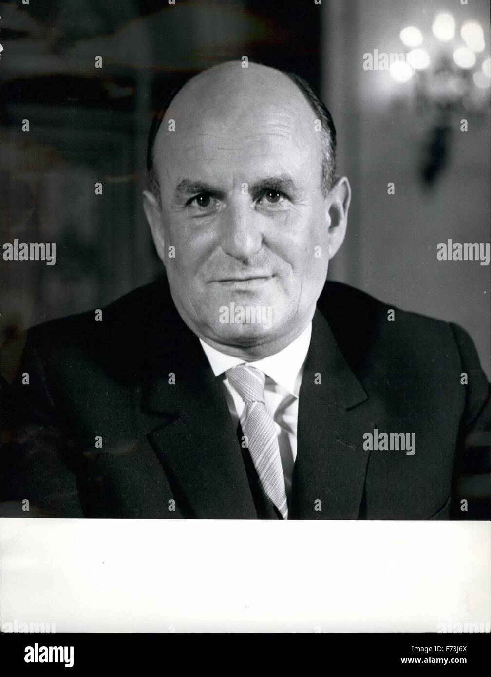 1968 - Buudosuiminter fur Fiuaureu Mr Josef Klaus Dr. Josef Claus former Federal Minister of Finance, national chairman of the Austrian people's party (Conservative) © Keystone Pictures USA/ZUMAPRESS.com/Alamy Live News Stock Photo