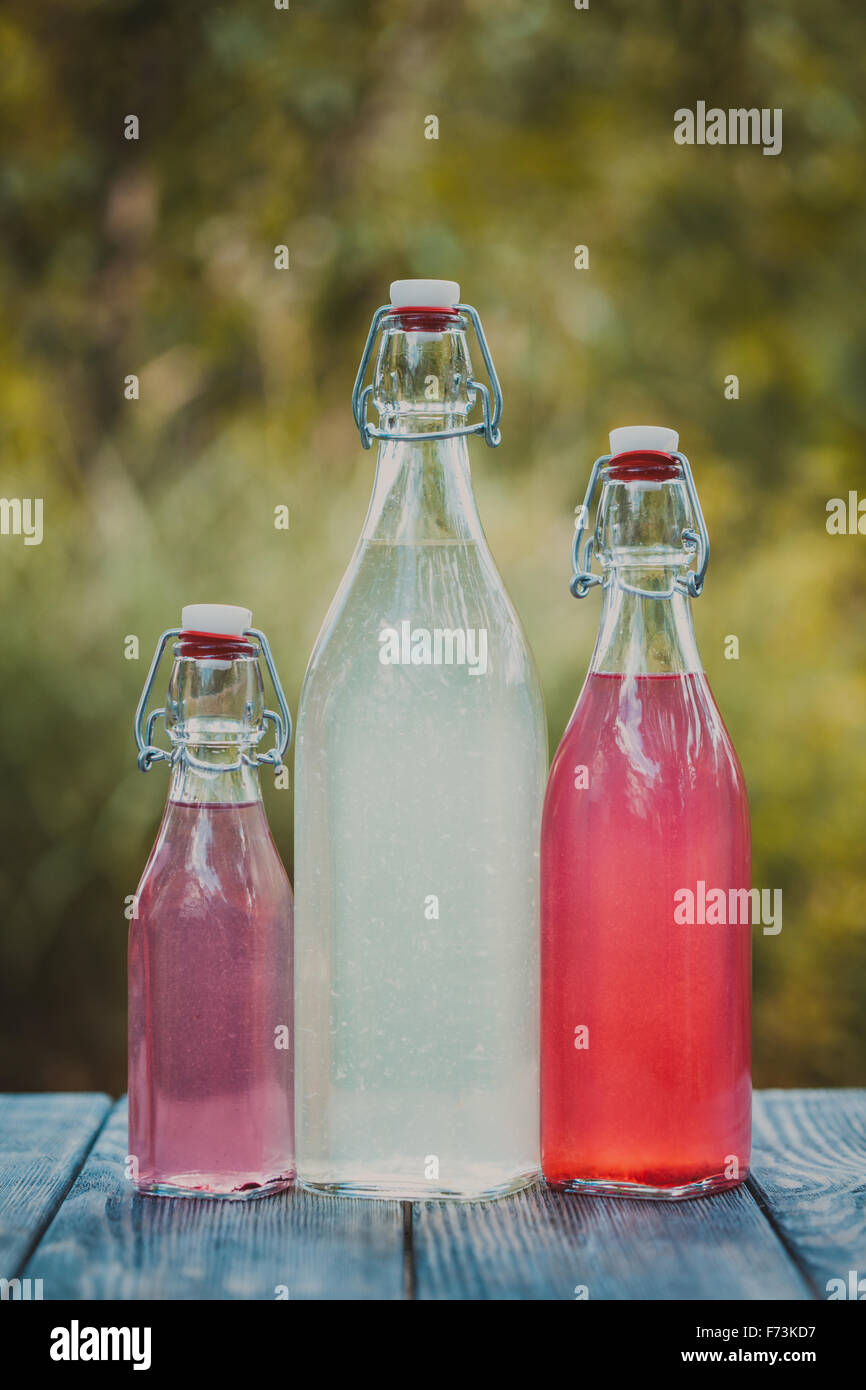 The berry lemonade Stock Photo Alamy