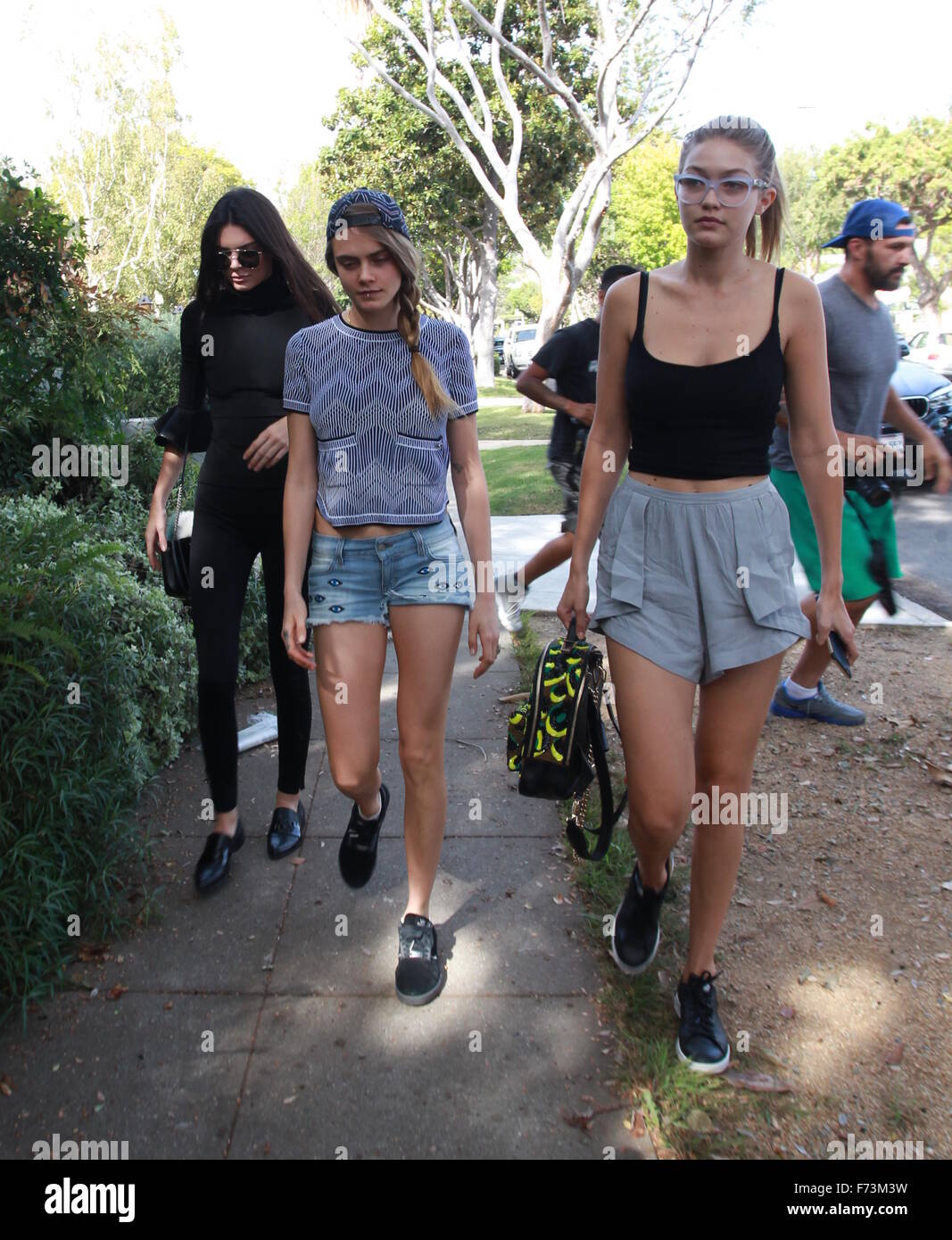 Kendall Jenner Gigi Hadid And Cara Delevingne Enjoy A Day
