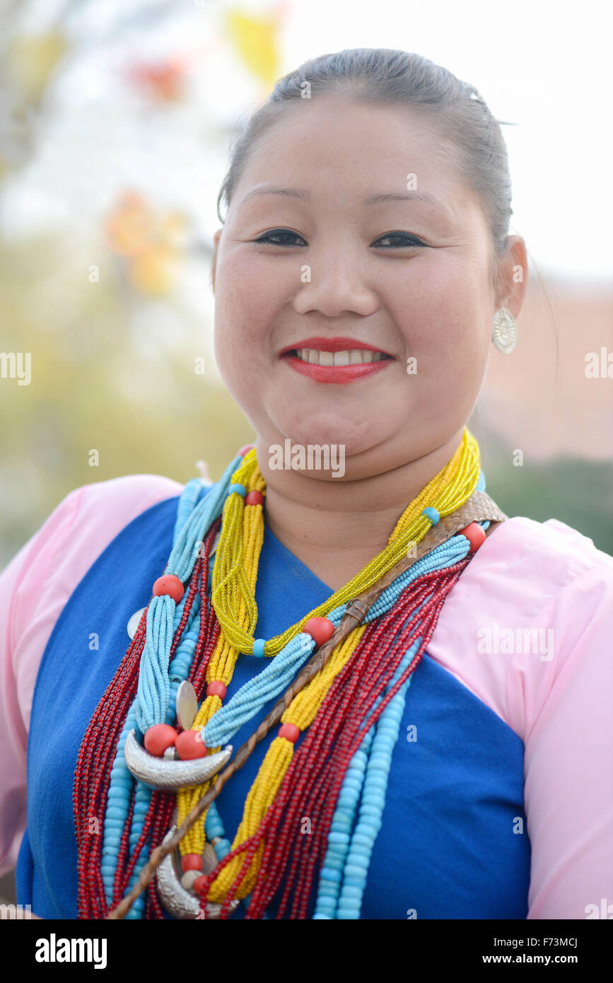 Nyishi tribe woman, arunachal pradesh, india, asia, mr#786 Stock Photo ...