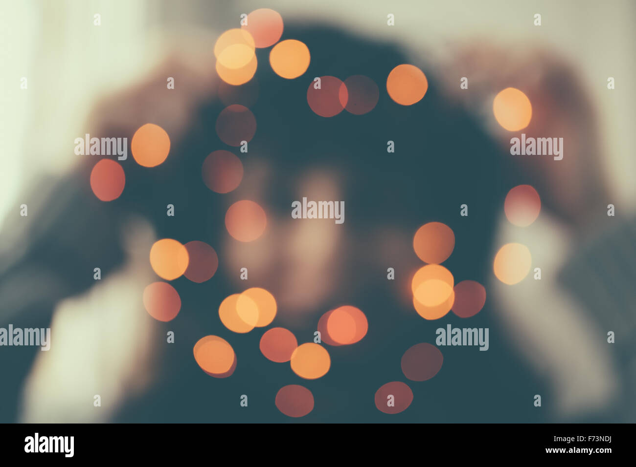Colorful bokeh lights photo Stock Photo - Alamy
