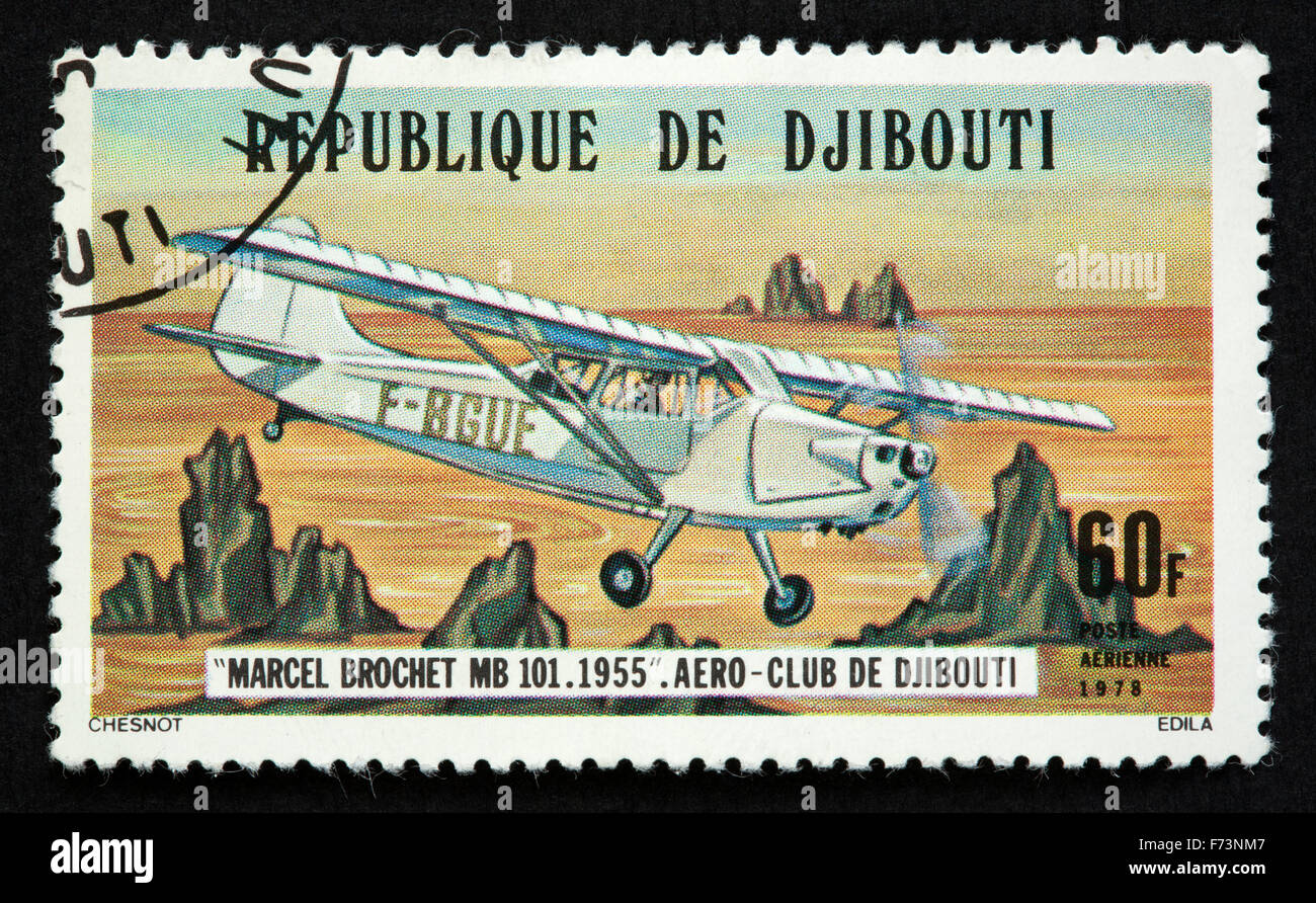 Djibouti postage stamp Stock Photo