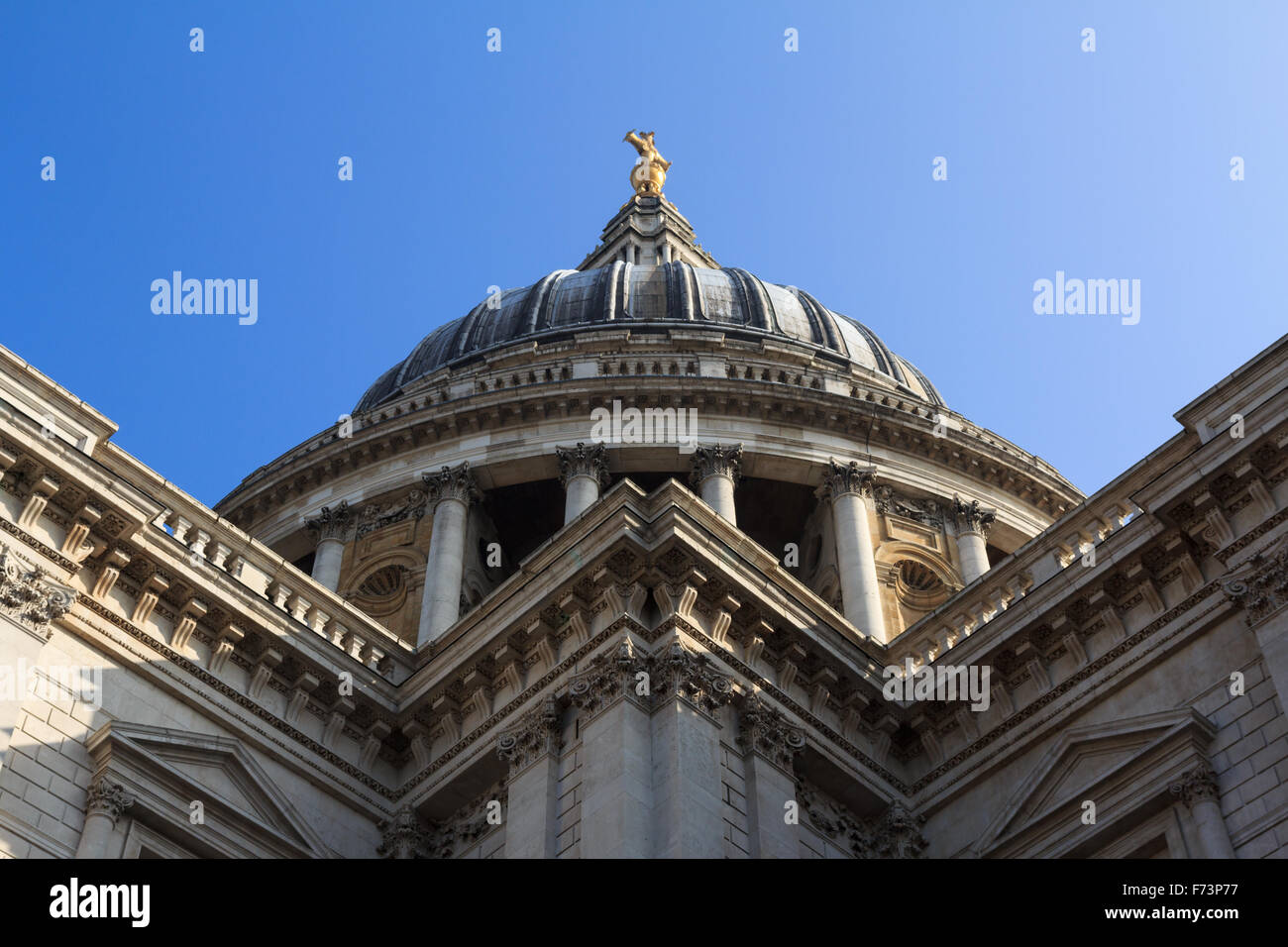 St Pauls Cathedral Historic Landmark, London, England Stock Photo