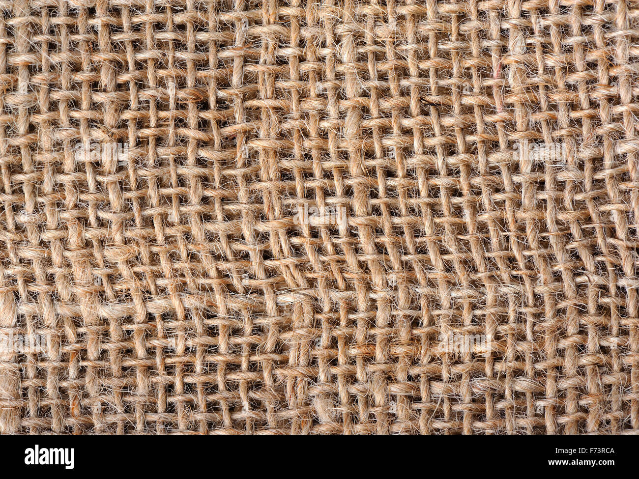 Closeup of sackcloth texture, background Stock Photo