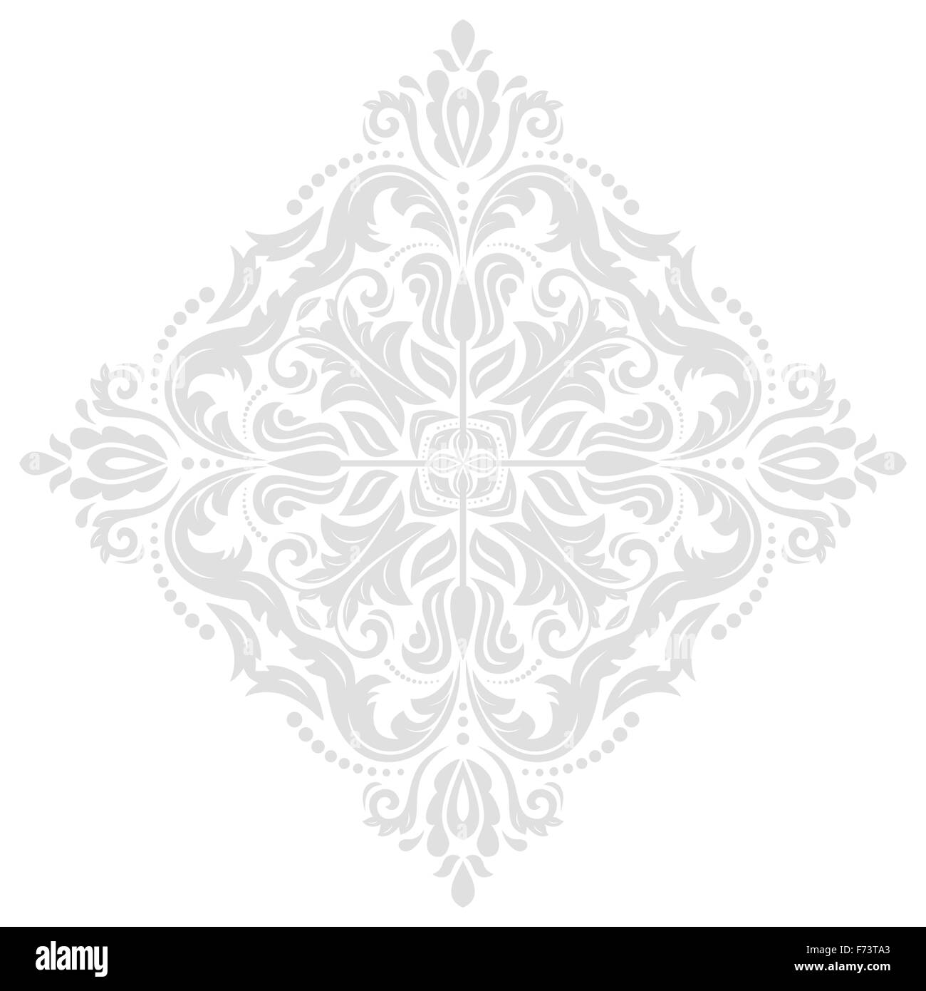 Damask Oriental Pattern Stock Photo Alamy