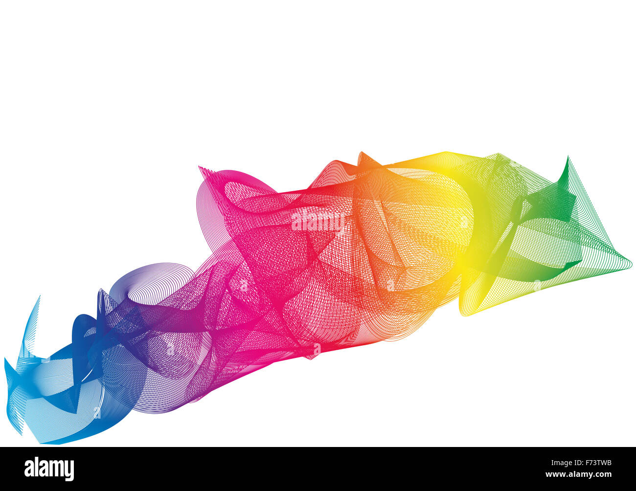 Abstract vector background design. Colorful Rainbow in white background ...